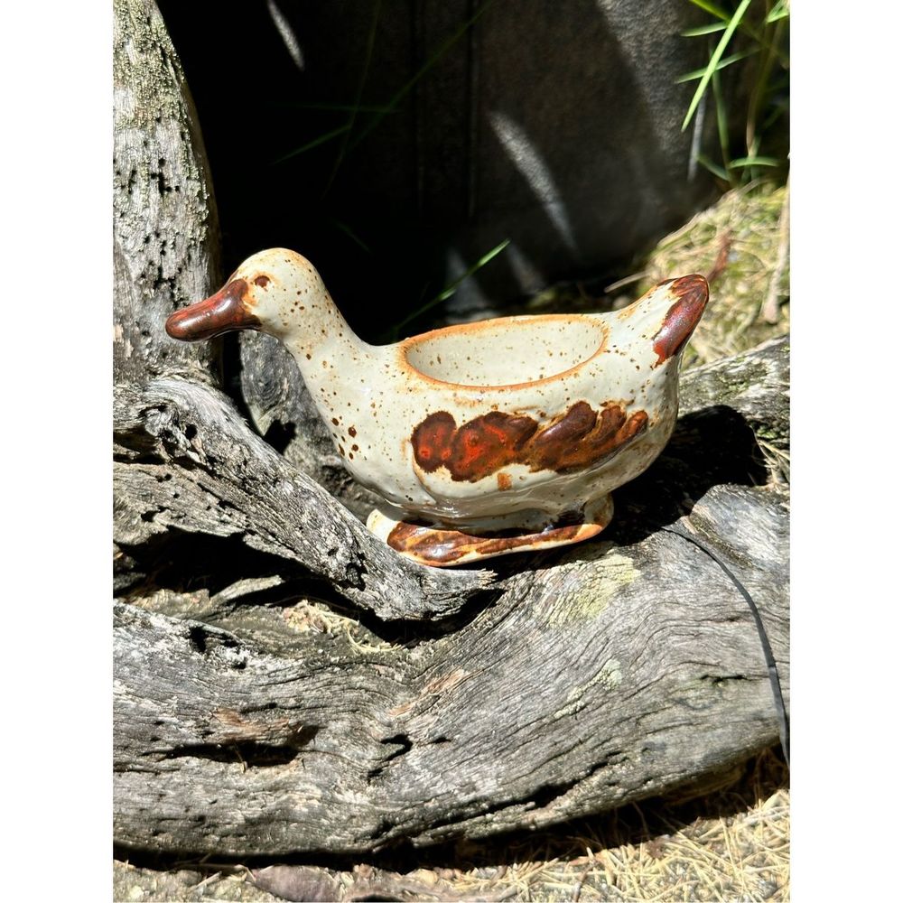 ❌SOLD❌ Vandor 1971 Japan Vintage Ceramic Goose Egg Cup - Picture 1 of 7